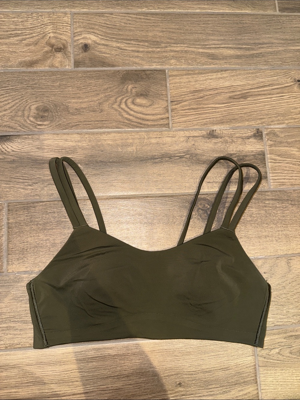 lululemon athletica Olive Double-Strap Bralette